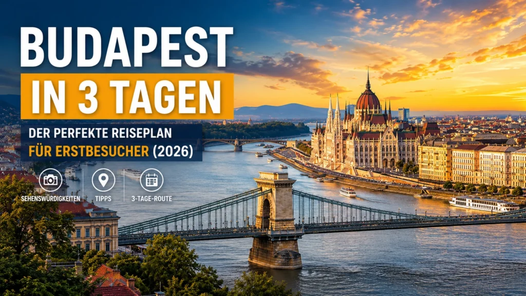 Budapest in 3 Tagen: Der perfekte Reiseplan für Erstbesucher (2026) 1 Budapest in 3 Tagen: Der perfekte Reiseplan für Erstbesucher (2026)