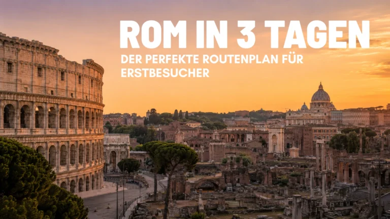 Rom in 3 Tagen: Der perfekte Routenplan für Erstbesucher
